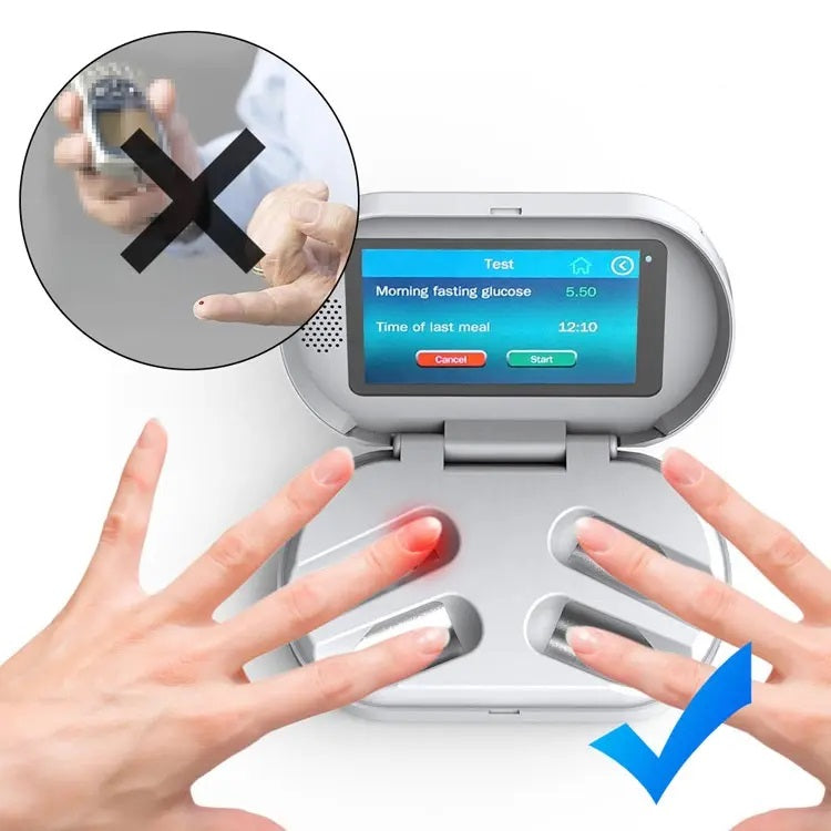 Non-Invasive glucose meter without strips no blood no penetration
