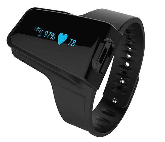 AOA Checkme O2 Max Rechargeable Portable Pulse Oximeters Fitness Tracker Sleep Monitor SpO2 Sensor Pulse Oximeter with App