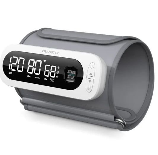 Rechargeable LED All-in-one Digital BP Machine Arm Blood Pressure Measuring Device Sphygmomanometer with Bluetooth