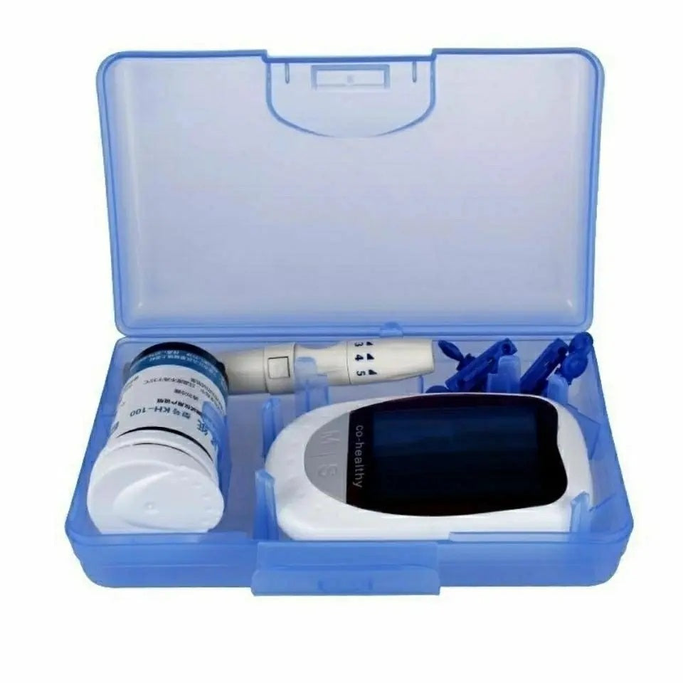 Quick Test Blood Glucose Testing Equipment Glucometer Monitoring Diabe ...