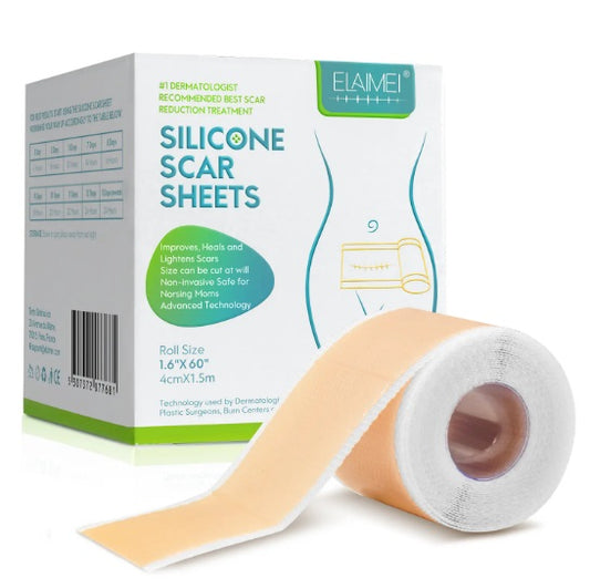 Elaimei DermiCare Silicone Scar Tape Your Solution for Scar Management and Stretch Marks Treatment
